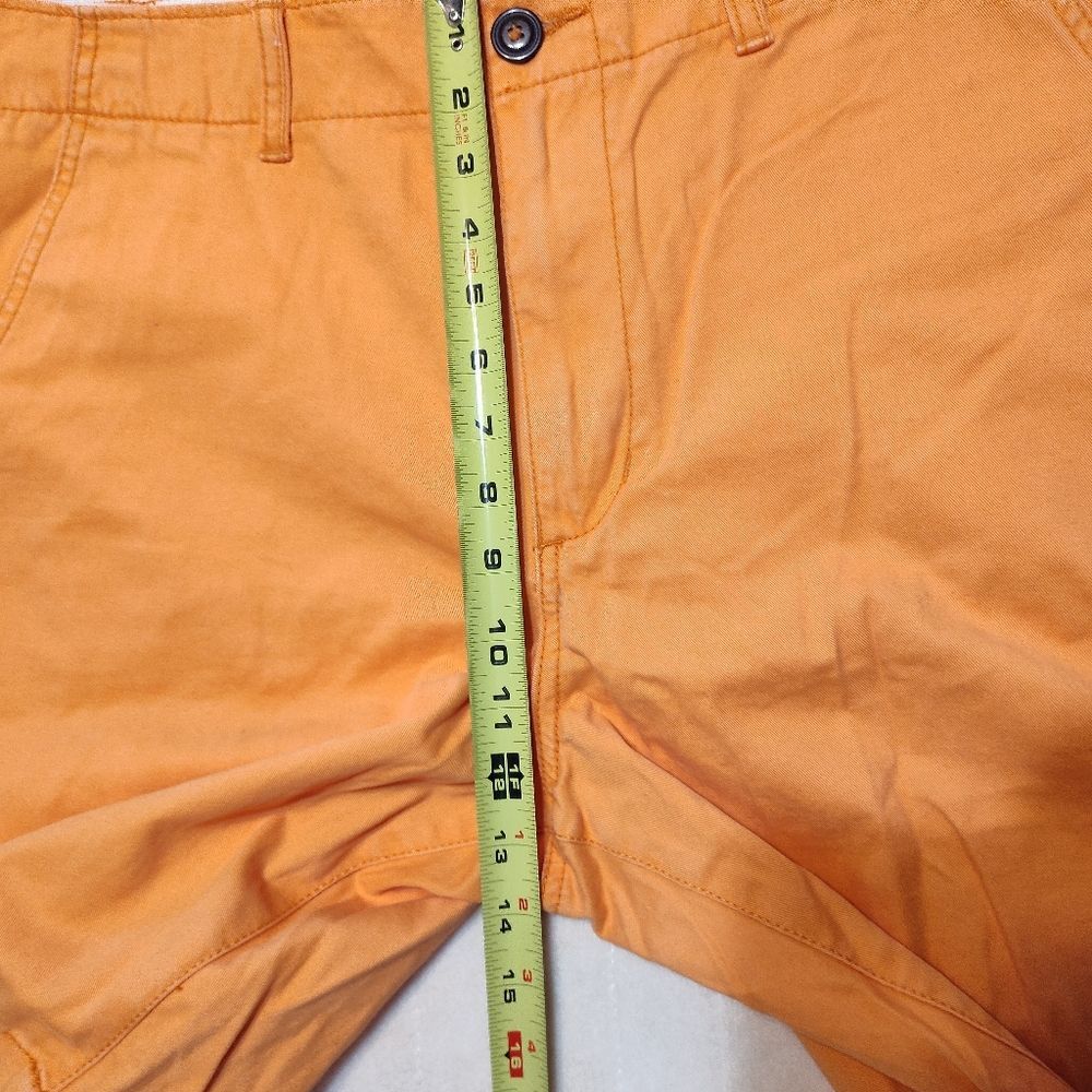 American Eagle Outfitters Classic Shorts Mens 38 Faded Orange 100% Cotton - Picture 7 of 8